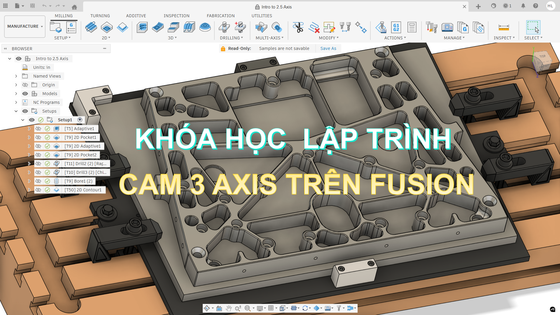 Khóa học Fusion 3 axis